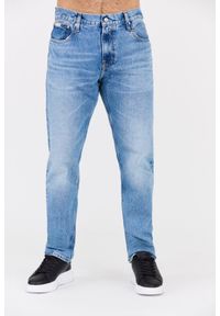Calvin Klein - CALVIN KLEIN Błękitne męskie jeansy Slim Straight, Rozmiar 32/34. Kolor: niebieski #1