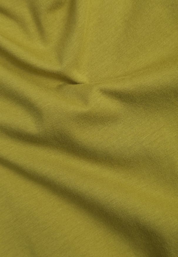 Renee - Ciemnozielona T-shirtowa Sukienka Pudełkowa z Elastycznej Bawełny Ellensa. Kolor: zielony. Materiał: bawełna. Styl: wakacyjny. Długość: mini