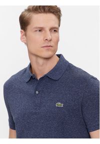 Lacoste Polo PH4012 Szary Slim Fit. Typ kołnierza: polo. Kolor: szary. Materiał: bawełna #4