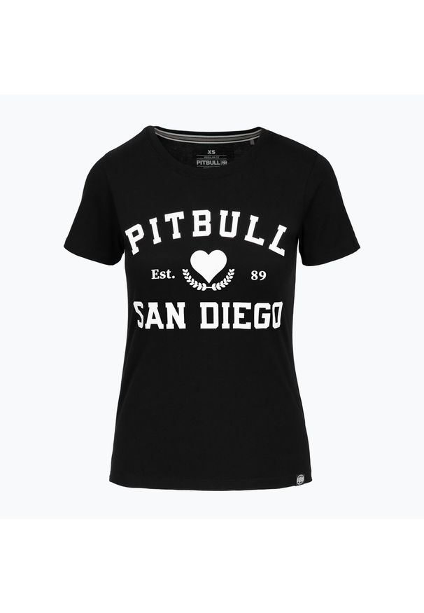 PITBULL - Koszulka damska Pitbull Love PB. Kolor: czarny