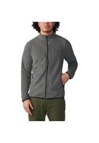 MOUNTAIN HARDWEAR - Sweter Męski Mountain Hardwear Microchill FZ. Kolor: szary. Materiał: polar. Sezon: zima, wiosna. Sport: turystyka piesza
