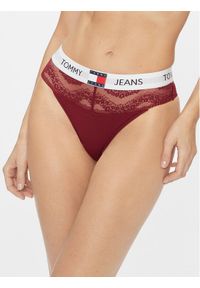 Tommy Jeans Stringi UW0UW04695 Czerwony. Kolor: czerwony. Materiał: syntetyk #1