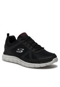 skechers - Skechers Sneakersy Scloric 52631/BKRD Czarny. Kolor: czarny. Materiał: mesh, materiał #3