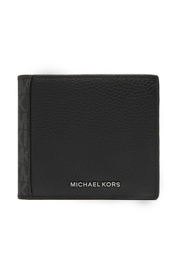 MICHAEL Michael Kors Duży Portfel Męski 39R5LHDF3O Czarny. Kolor: czarny. Materiał: skóra