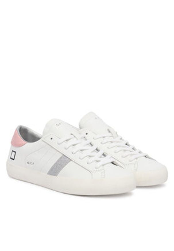 D.A.T.E. Sneakersy Hill Low Calf W431-HL-CA Biały. Kolor: biały. Materiał: skóra