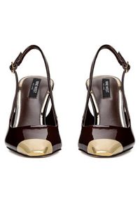 Nine West Szpilki WFA3376-1 Brązowy. Kolor: brązowy. Materiał: skóra. Obcas: na szpilce #5