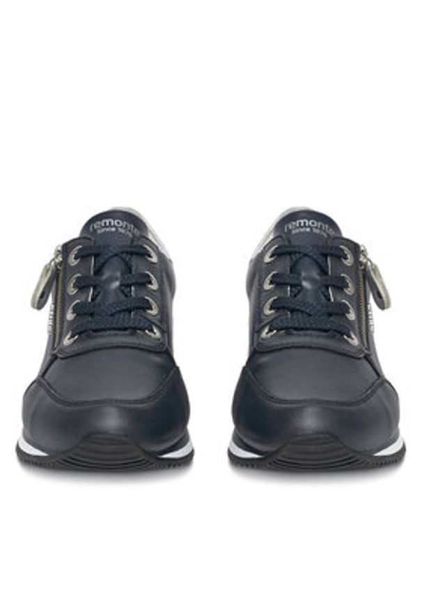 Remonte Sneakersy D0H11-14 Czarny. Kolor: czarny. Materiał: skóra