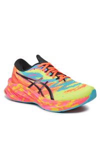 Buty Asics Novablast 3 1011B804 Aquarium/Vibrant Yellow 400. Kolor: czerwony. Materiał: materiał #1