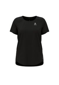 Koszulka z krótkim rękawem damska do biegania Odlo T-shirt Zeroweight CHILL. Kolor: czarny. Długość rękawa: krótki rękaw. Długość: krótkie