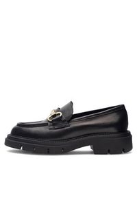Gino Rossi Loafersy GRACE-I23-26370PE Czarny. Kolor: czarny. Materiał: skóra #6