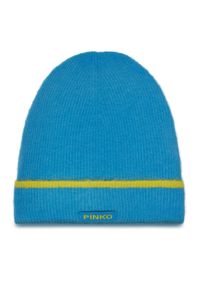 Pinko - PINKO Czapka Serrade 104332 A26V Niebieski jasny. Kolor: niebieski. Materiał: wełna #1