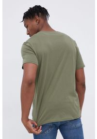 Tom Tailor - T-shirt bawełniany. Okazja: na co dzień. Kolor: zielony. Materiał: bawełna. Wzór: nadruk. Styl: casual #5