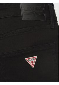 Guess Jeans Jeansy M4BA1C D5DN1 Czarny Slim Fit. Kolor: czarny