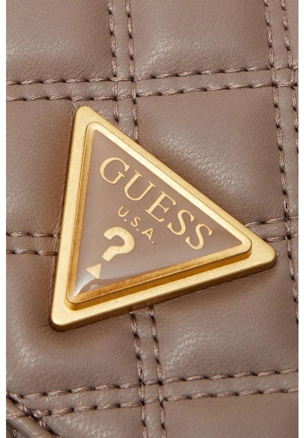 Guess - GUESS Torebka w kolorze taupe Giully. Kolor: beżowy