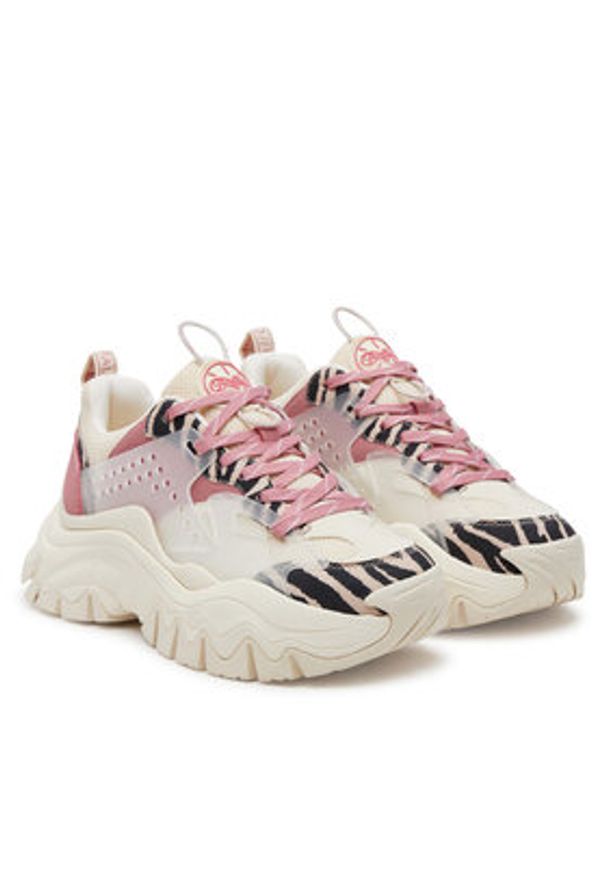Buffalo Sneakersy 1636370 Kolorowy. Materiał: skóra. Wzór: kolorowy