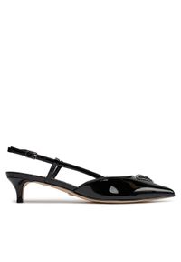 Guess Sandały Jesson FLPJES PAT05 Czarny. Kolor: czarny. Materiał: lakier, skóra