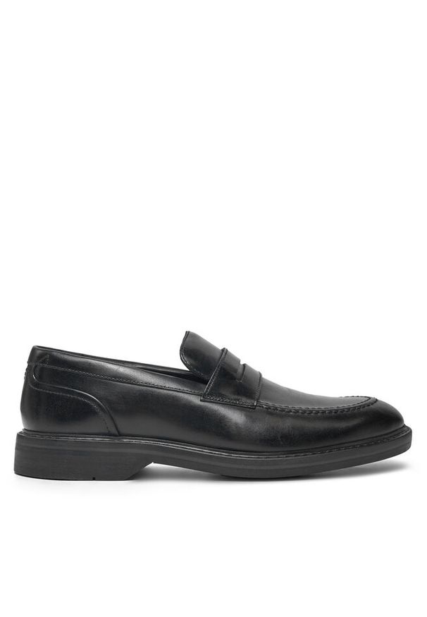 Mokasyny Clarks. Kolor: czarny