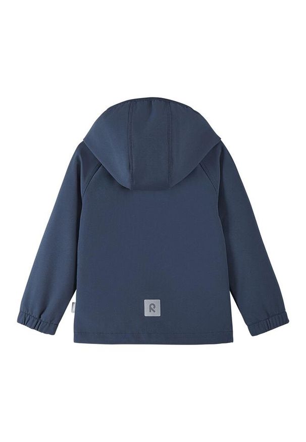 Kurtka przeciwwiatrowa dla dzieci Reima Vantti. Kolor: niebieski. Materiał: softshell. Styl: sportowy
