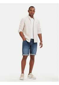 Tommy Jeans Szorty jeansowe Ronnie DM0DM22980 Granatowy Slim Fit. Kolor: niebieski. Materiał: bawełna #3