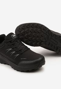 Born2be - Czarne Buty Sportowe Nectar. Nosek buta: okrągły. Kolor: czarny. Materiał: materiał, guma #3