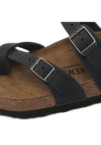 Birkenstock Klapki Mayari 0171481 Czarny. Kolor: czarny. Materiał: skóra, nubuk #5