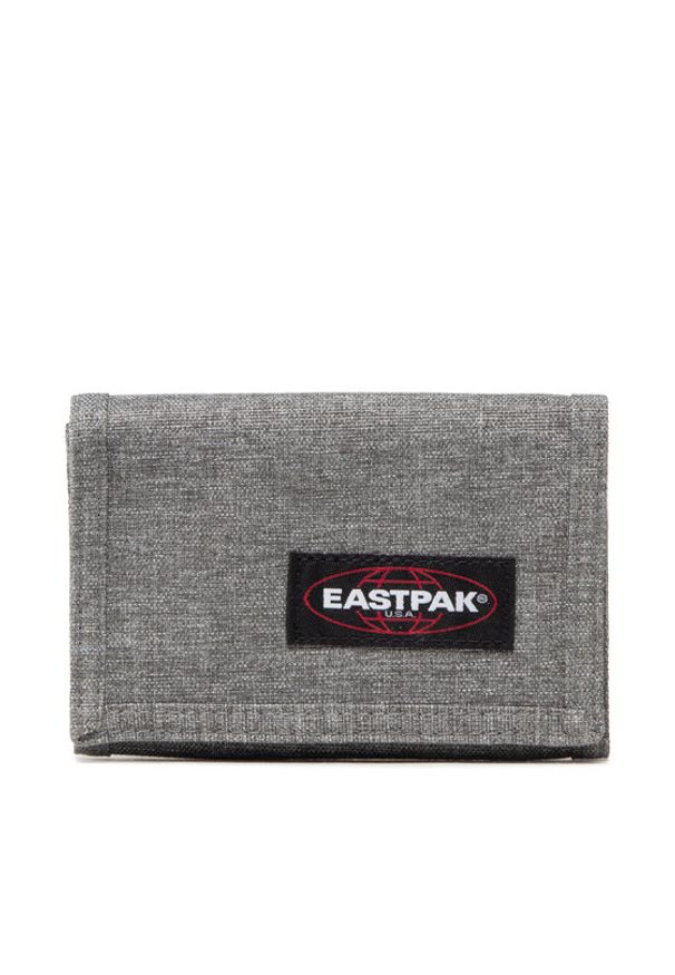 Eastpak Duży Portfel Męski Crew Single EK000371 Szary. Kolor: szary. Materiał: materiał