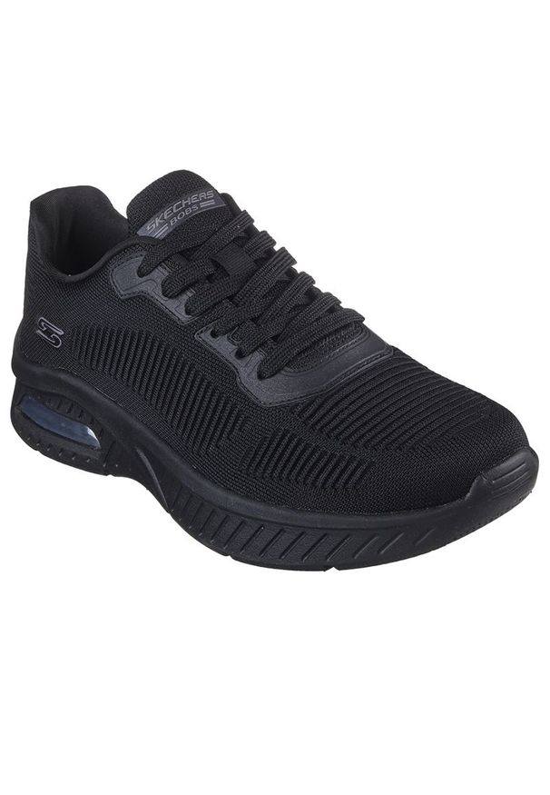 skechers - Buty męskie Skechers Squad Air Close Encounter 118200BBK - czarne. Okazja: na co dzień. Zapięcie: sznurówki. Kolor: czarny. Materiał: guma, materiał. Szerokość cholewki: normalna. Model: Skechers Sport