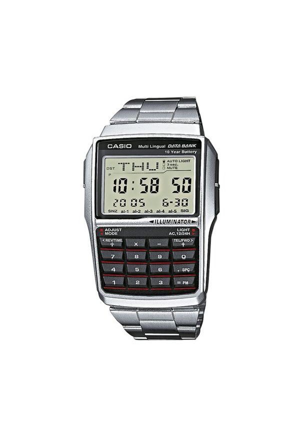 Casio Zegarek DBC-32D-1AES Srebrny. Kolor: srebrny