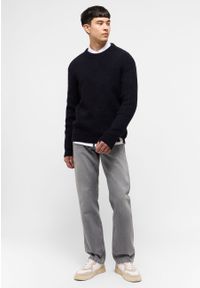 Mustang - MUSTANG Emil C Crew MĘSKI SWETER Dark Sapphire 1015801 4136 #8