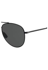 BOSS - Hugo Boss Okulary przeciwsłoneczne męskie kolor czarny. Kolor: czarny #2