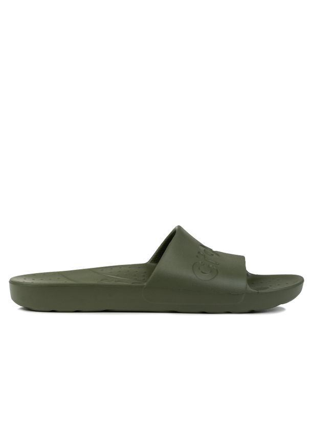 Klapki męskie na basen Crocs SLIDE. Kolor: zielony. Sport: pływanie