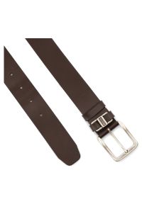 Big-Star - Brązowy Stylowy Męski Pasek Big Star. Kolor: czarny. Materiał: skóra, jeans, materiał. Wzór: gładki. Styl: elegancki #2