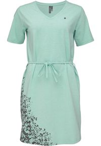ZSPORT - Elegancka letnia sukienka Loap Aurora dla kobiet. Okazja: do pracy. Kolor: zielony. Sezon: lato. Typ sukienki: sportowe. Styl: elegancki