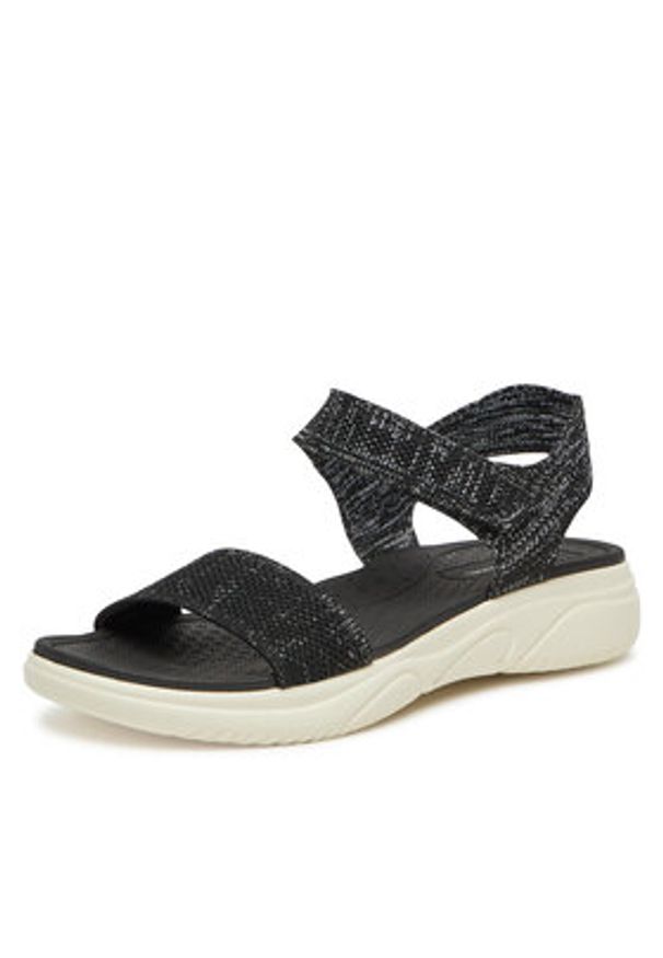 Clara Barson Sandały R25SS02835 Czarny. Kolor: czarny. Materiał: materiał