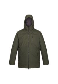 Regatta - Męska Kurtka Zimowa Ocieplana Przeciwdeszczowa Yewbank II. Kolor: zielony. Sezon: zima. Sport: turystyka piesza #1