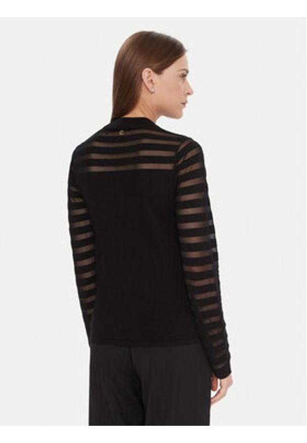 LOLA CASADEMUNT Bluzka LF2511015 Czarny Slim Fit. Kolor: czarny. Materiał: wiskoza