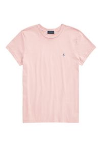 Polo Ralph Lauren T-Shirt 211898698004 Różowy Regular Fit. Typ kołnierza: polo. Kolor: różowy. Materiał: bawełna #4
