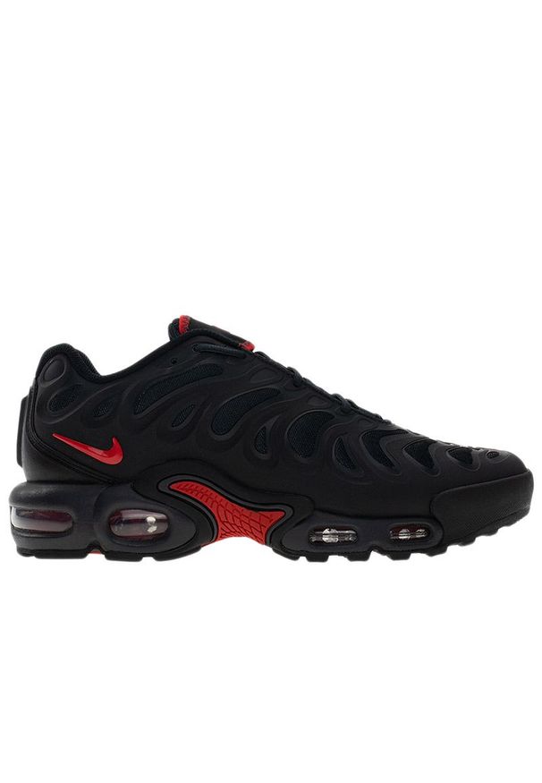 Buty męskie Nike Air Max Plus Drift FD4290-013 - czarne. Kolor: czarny. Materiał: syntetyk, materiał, guma. Szerokość cholewki: normalna. Sezon: lato. Model: Nike Air Max