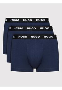 Hugo Komplet 3 par bokserek 50469786 Granatowy. Kolor: niebieski. Materiał: bawełna #1