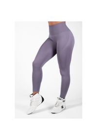 GORILLA WEAR - Legginsy fitness damskie Gorilla Wear Yava Seamless Leggings. Kolor: szary. Sport: fitness