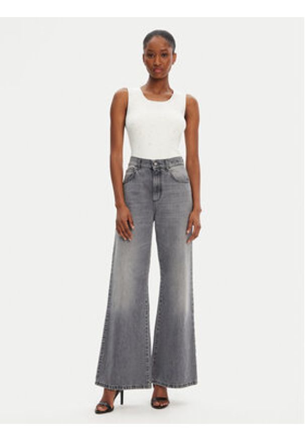 Marciano Guess Top 5RGR47 5821Z Écru Regular Fit. Kolor: kremowy. Materiał: wiskoza