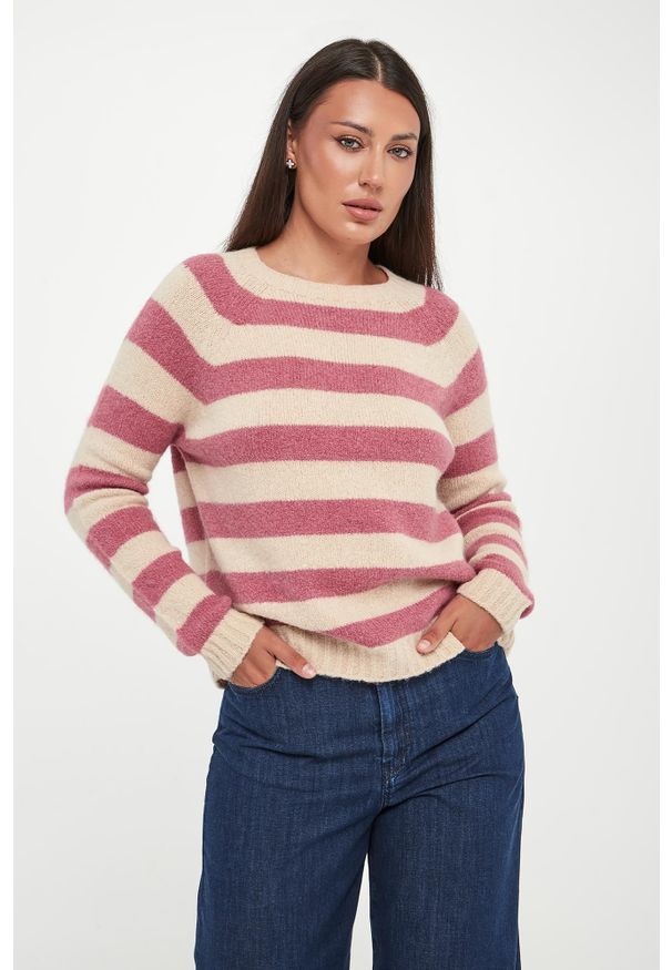 Weekend Max Mara - Sweter damski z alpaki Ghiacci WEEKEND MAX MARA