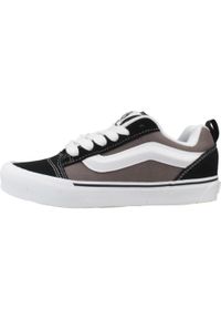 Vans - Kapcie VANS KNU SKOOL Czarny. Kolor: czarny. Materiał: tkanina, skóra