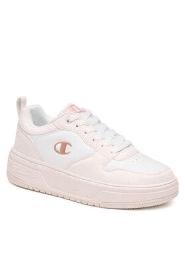 Champion Sneakersy RD18 LITE LOW S11724-WW007 Beżowy. Kolor: beżowy. Materiał: materiał, syntetyk