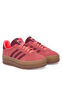 Adidas - adidas Sneakersy Gazelle Bold KI7213 Pomarańczowy. Kolor: pomarańczowy. Materiał: skóra, zamsz. Model: Adidas Gazelle #3