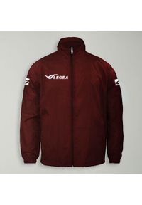 LEGEA - Kurtka przeciwdeszczowa ITALIA SPECIAL dla dorosłych bordowa. Kolor: czerwony, wielokolorowy, brązowy. Wzór: haft #1