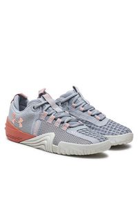 Under Armour Buty na siłownię Ua W TriBase Reign 6 3027342-102 Szary. Kolor: szary. Materiał: materiał. Sport: fitness #6