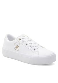 Beverly Hills Polo Club Sneakersy BHPC040W Biały. Kolor: biały. Materiał: materiał #3