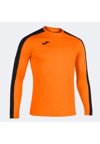 Koszulka do piłki nożnej męska Joma Academy III z długim rękawem. Kolor: wielokolorowy, czarny, pomarańczowy. Długość rękawa: długi rękaw. Długość: długie. Sport: piłka nożna #1