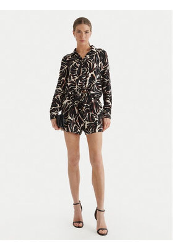 only - ONLY Koszula Nova 15284332 Czarny Regular Fit. Kolor: czarny. Materiał: wiskoza